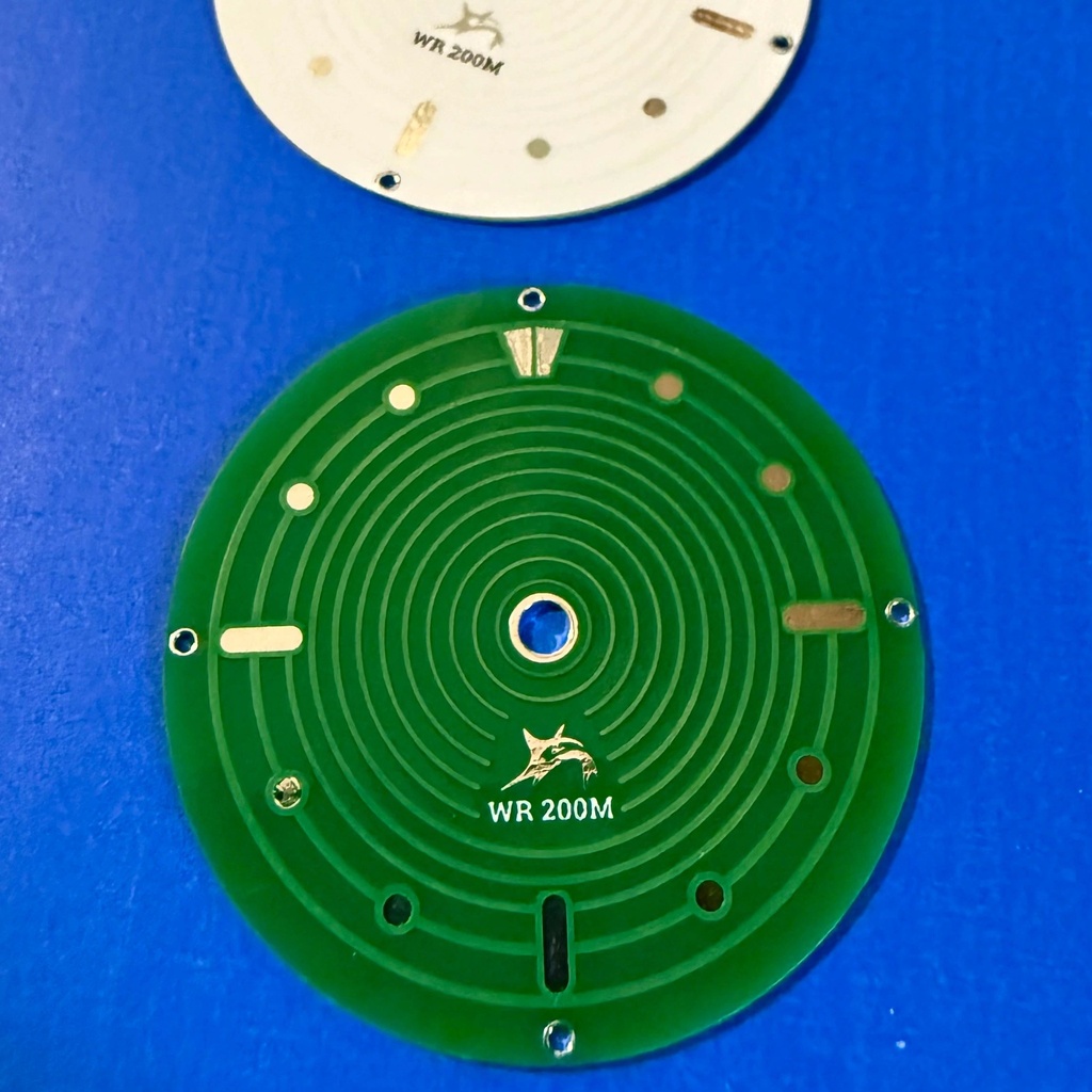 [MRL-DL-32-GRN-SLV] Marlin Dial - 32 mm (Green/Silver)